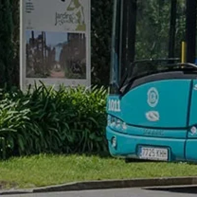 Bus platform on the Blanes – Iloret route