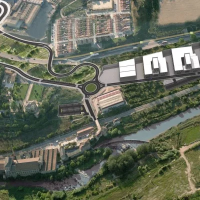 Urbanization of the industrial park ELS COMTALS. Subsection 1, to MANRESA